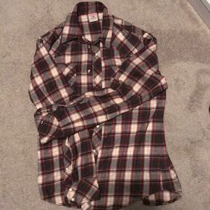 100% Authentic True Religion Flannel Shirt!